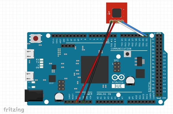 Arduino Due + CMPS11 compass