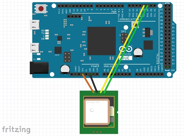 Arduino Due + PMB-648 GPS