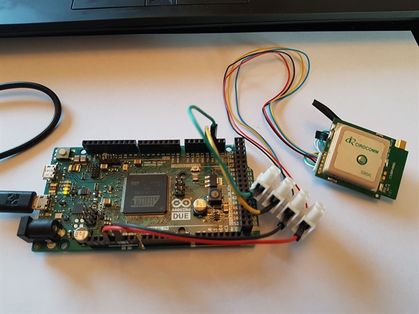 Arduino Due + PMB-688 GPS