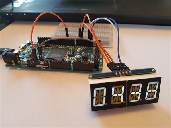 Arduino Due + LED display