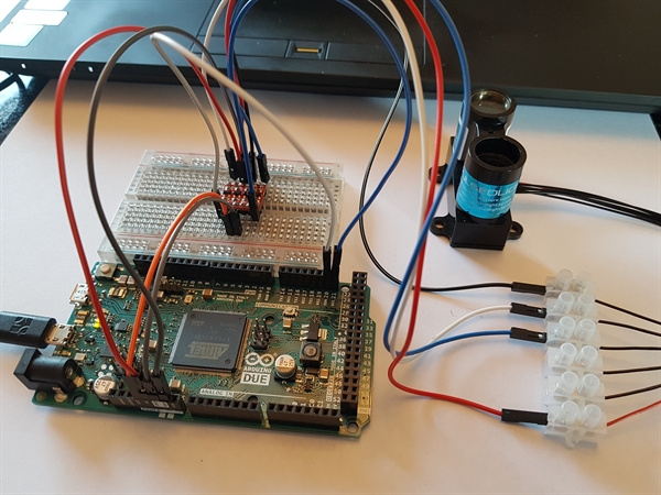 Arduino Due + LiDAR Lite