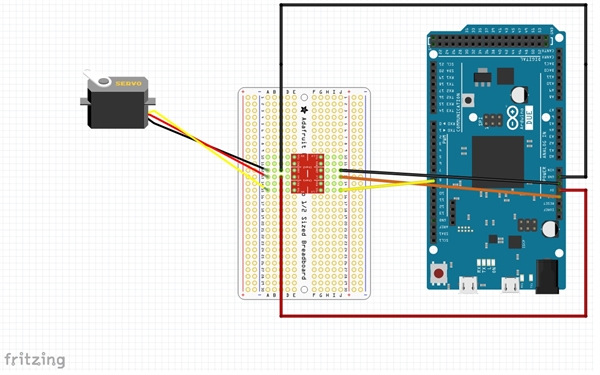 Arduino Due + Servos