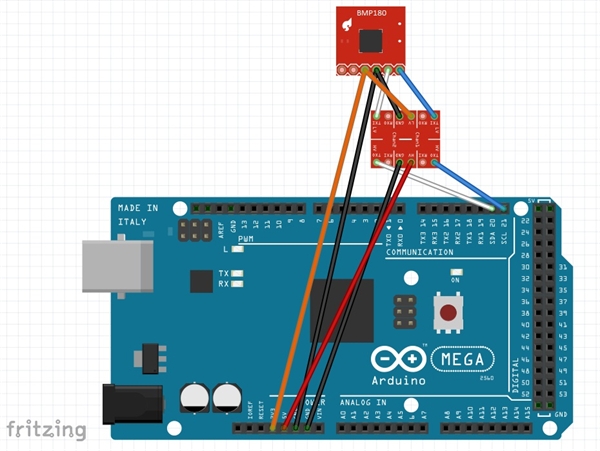 Arduino Mega + BMP180