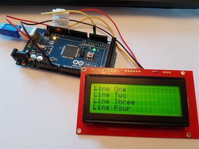 Arduino Mega + LCD display