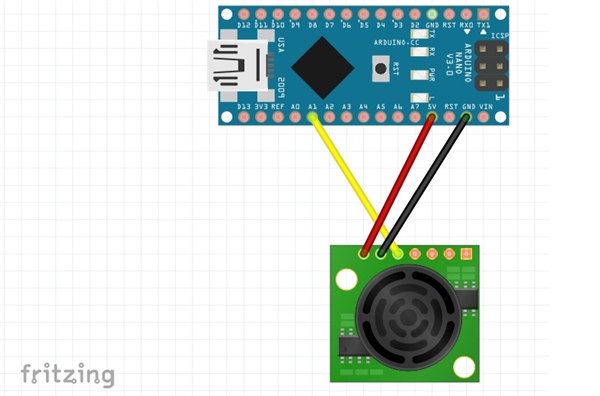 Arduino Nano + Max sonar