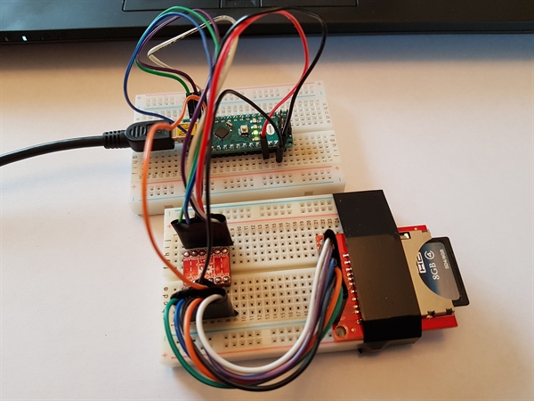 Arduino Nano + Secure Digital