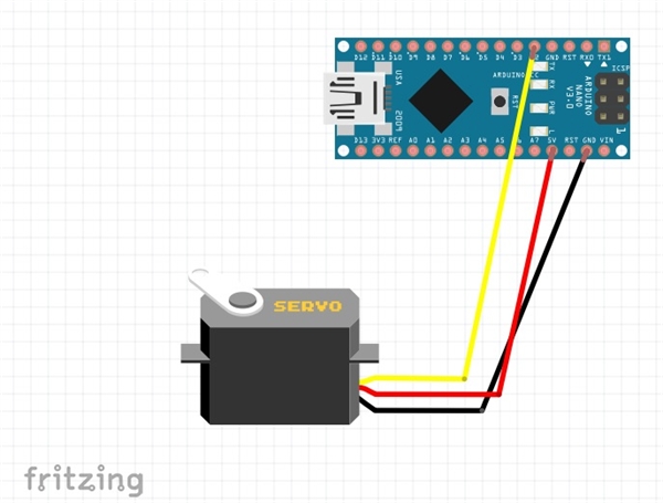 Arduino Nano + Servos