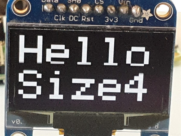 Raspberry Pi 3 + OLED 128x64 display