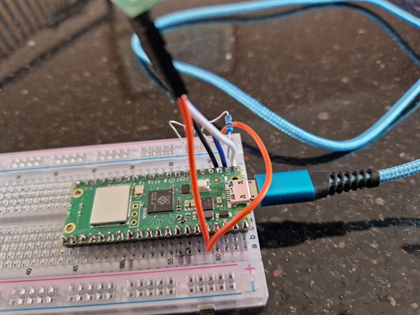 Raspberry Pi Pico W with CMPS11 compass