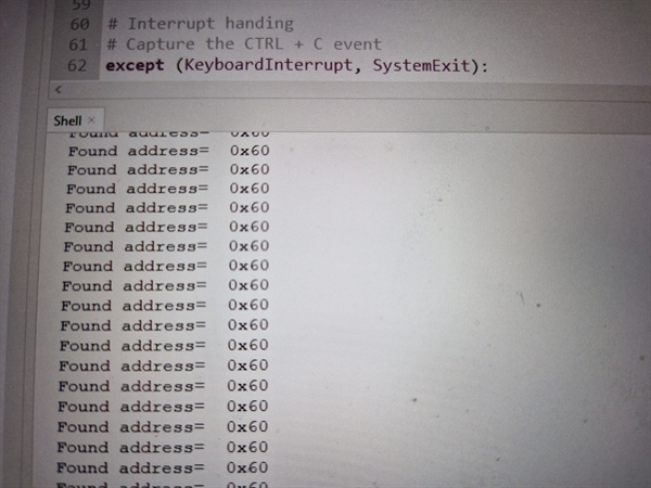 Raspberry Pi Pico W scanning the i2c network