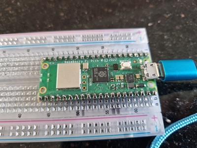 Raspberry Pi Pico W connected to WiFi