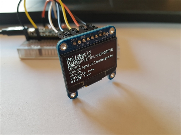 Teensy 3.6 + OLED 128x64