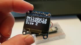 Video on Teensy 3.6 + OLED 128x64 (SPI hardware)