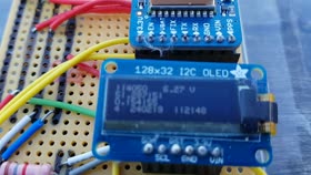 Video on Teensy 3.6 + OLED 128x32 + Volt meter