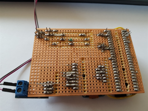 Teensy 3.6 + OLED 128x32 + Volt meter