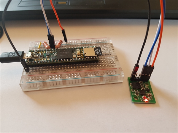 Teensy 3.6 + CMPS11 compass