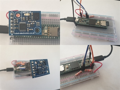 Teensy 3.6 + CMPS14 compass