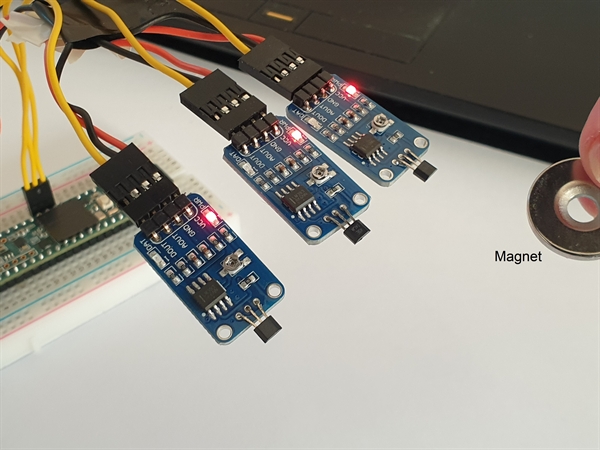 Teensy 3.6 + Hall Sensor