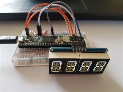 Teensy 3.6 + LED14 display