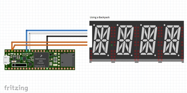 Teensy 3.6 + LED14 display