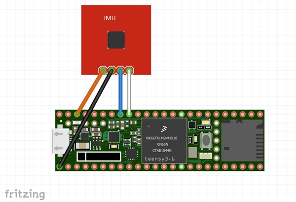 Teensy 3.6 + LSM9DS1