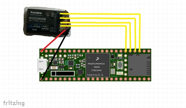 Teensy 3.6 + Radio Control