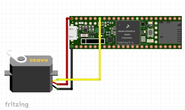 Teensy 3.6 + Servos