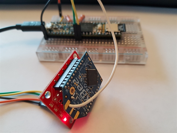 Teensy 3.6 + XBee 868MHz (Transparent)