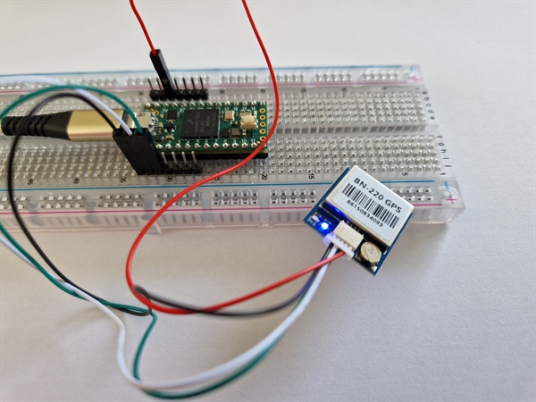 Teensy 4.0 + BN-220-GPS