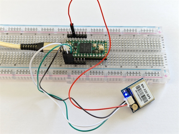 Teensy 4.0 + BN-220-GPS