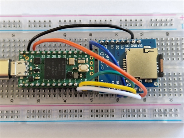 Teensy 4.0 + SD read/writer