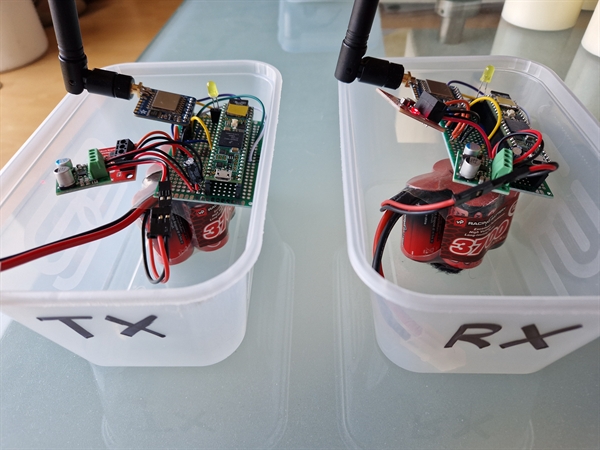 Teensy 4.1 + LoRa 433MHz + Addressable