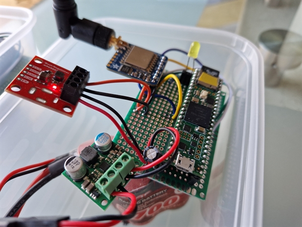 Teensy 4.1 + LoRa 433MHz + Addressable