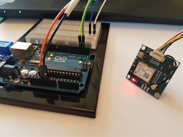 Arduino Uno + NEO-M8N GPS