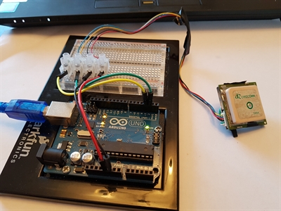 Arduino Uno + PMB 648 GPS