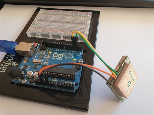 Arduino Uno + PMB 648 GPS