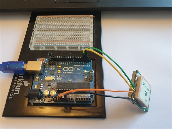 Arduino Uno + PMB 648 GPS