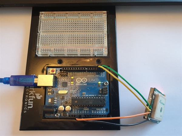 Arduino Uno + PMB 688 GPS