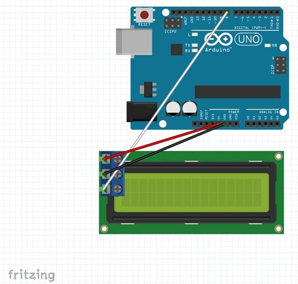 Arduino Uno + LCD display