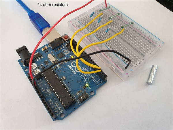 Arduino Uno + Reed Switch