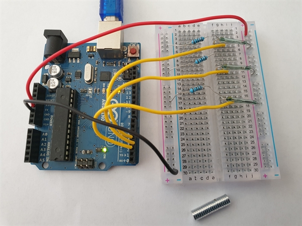 Arduino Uno + Reed Switch